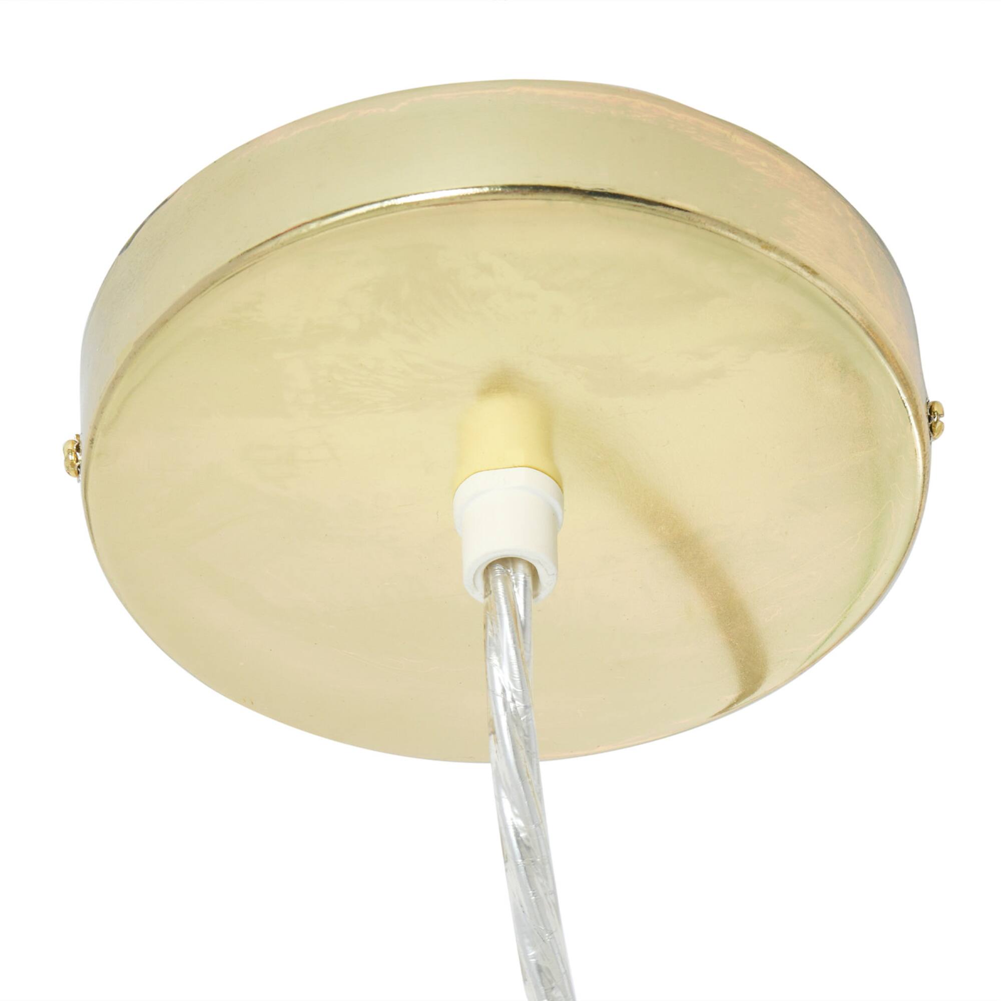 Hello Honey® Capiz Honeycomb Globe Pendant Light